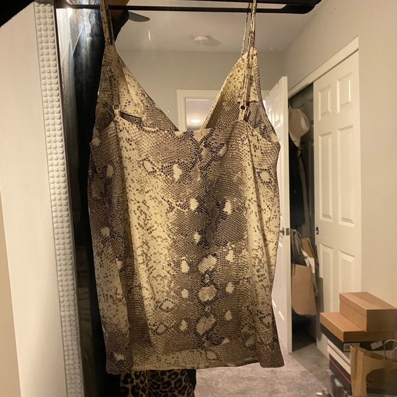 SOLD - Nasty Gal Snakeskin Tank Top - Picture 5 of 6